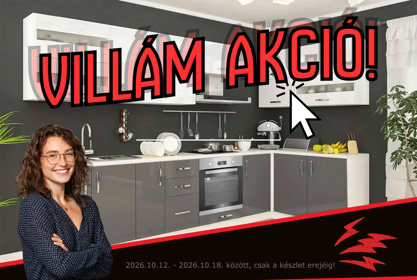 Villámakció konyhabútorok