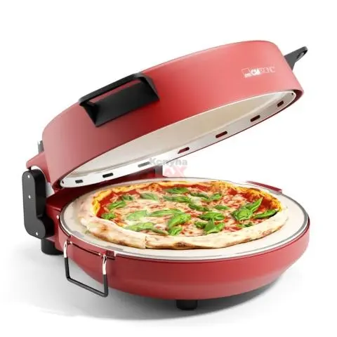 Clatronic PM 3787 rot 1.200W pizzasütő