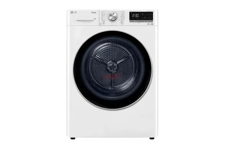 LG RH80V9AV3N 8 kg, Eco Hybrid™ DUAL Inverter Hőszivattyús szárítógép