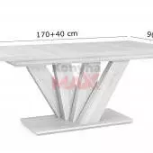 Dorka San Remo asztal 170+40 cm