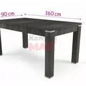 Tony Sonoma asztal 160+40 cm