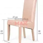 Berta Exclusive Világosbarna szék