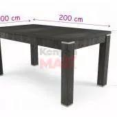 Tony Sonoma asztal 200+50 cm