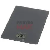 Clatronic KW 3820 szürke üveg konyhai mérleg 