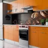Narancssárga konyhabútor