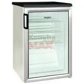 Whirlpool Adn 140 W Üvegajtós Hűtőszekrény, 130 L, Alumínium