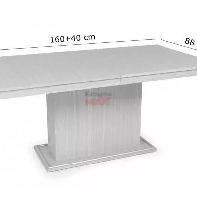 Flóra Sonoma asztal 160+40 cm