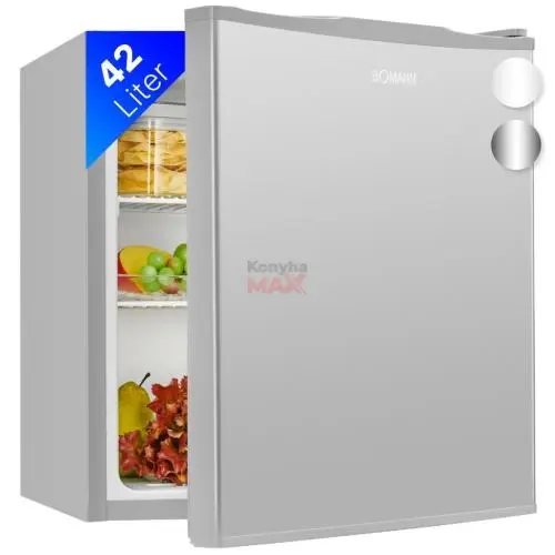 Bomann KB 7346 inox egyajtós hűtő