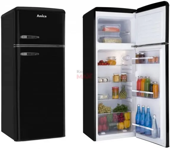 Amica KGC 15634 S Retro Hűtőszekrény