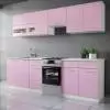 Color Rózsaszín konyhabútor 250 cm